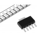 MCP1824T-2502E/DC; IC: voltage regulator; LDO,fixed; 2.5V; 0.3A; SOT223-5; SMD; ±2.5%; MICROCHIP TECHNOLOGY