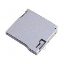MCSP-Q-08-A-SG-T/R; Connector: for cards; SD Micro; push-push; SMT; gold flash; ADAM TECH