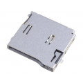MCSP-Q1-08-A-SG-T/R; Connector: for cards; SD Micro; push-push; SMT; gold flash; ADAM TECH