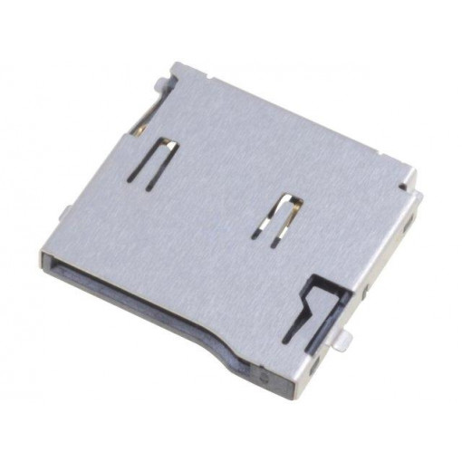 MCSP-Q1-08-A-SG-T/R; Connector: for cards; SD Micro; push-push; SMT; gold flash; ADAM TECH
