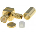 MCX-01; Plug; MCX; male; angled 90°; 50Ω; RG174,RG188,RG316; for cable; NINIGI MCX-01; Plug; MCX; male; angled 90°; 50Ω; RG174,RG188,RG316; for cable; NINIGI