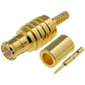 MCX1121A1-3GT30G-14-50; Plug; MCX; male; straight; 50Ω; RG178(A,B),RG196(A); crimped; AMPHENOL MCX1121A1-3GT30G-14-50; Plug; MCX; male; straight; 50Ω; RG178(A,B),RG196(A); crimped; AMPHENOL