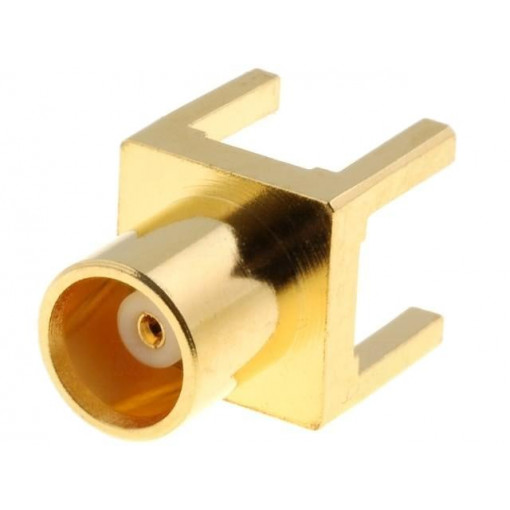 MCX6251B1-3GT30G-50; Socket; MCX; female; straight; 50Ω; THT; teflon; gold-plated; AMPHENOL MCX6251B1-3GT30G-50; Socket; MCX; female; straight; 50Ω; THT; teflon; gold-plated; AMPHENOL