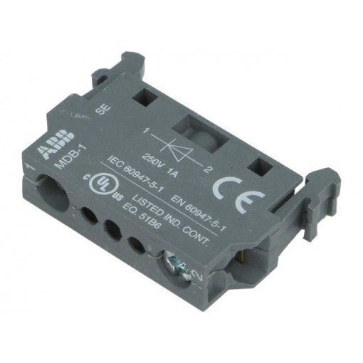 1SFA611630R1001; Diode module; 22mm; Works with: MLB,MLBL; ABB