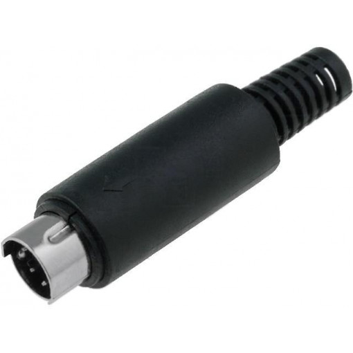 ; Plug; DIN mini; male; PIN: 6; soldering; for cable; ; Plug; DIN mini; male; PIN: 6; soldering; for cable;