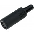 MDC-104; Plug; DIN mini; female; PIN: 4; soldering; for cable; straight; NINIGI MDC-104; Plug; DIN mini; female; PIN: 4; soldering; for cable; straight; NINIGI