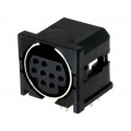 ; Socket; DIN mini; female; PIN: 9; THT; angled 90°;  ; Socket; DIN mini; female; PIN: 9; THT; angled 90°;