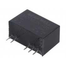 MDD02N-05; Converter: DC/DC; 2W; Uin: 21.6÷26.4V; Uout: 5VDC; Uout2: -5VDC; SIP7; MEAN WELL