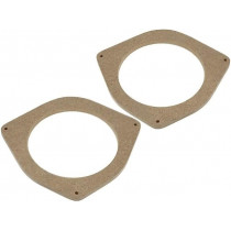 ; Spacer ring; MDF; 165mm; Toyota; impregnated,varnished; 4CARMEDIA