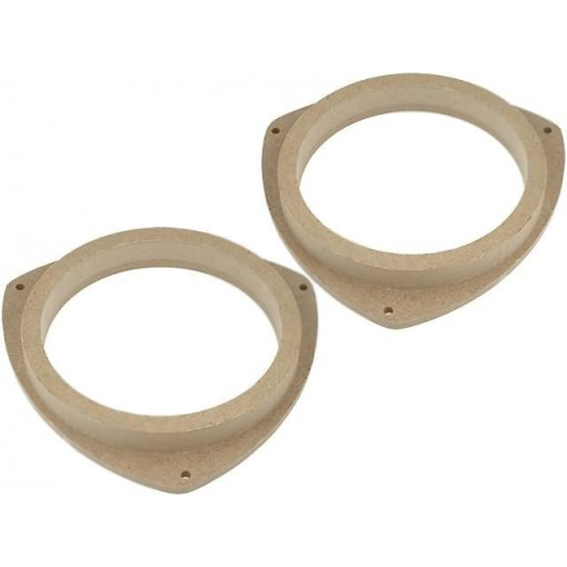 ; Spacer ring; MDF; 165mm; Toyota; impregnated,varnished; 4CARMEDIA