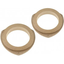 ; Spacer ring; MDF; 130mm; Opel; impregnated,varnished; 4CARMEDIA