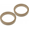 ; Spacer ring; MDF; 165mm; Seat,Škoda,VW; impregnated,varnished; 4CARMEDIA