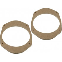 ; Spacer ring; MDF; 165mm; Ford; impregnated,varnished; 4CARMEDIA