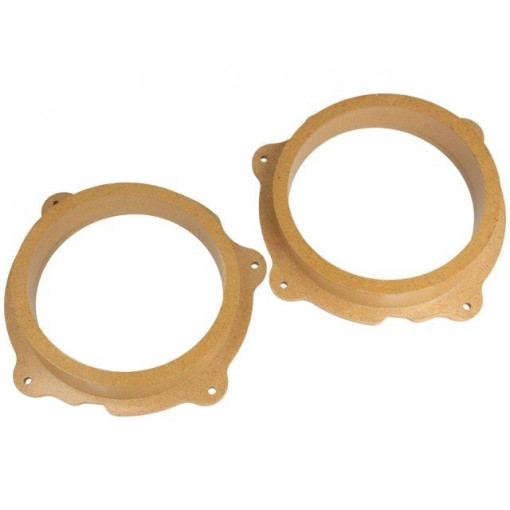 ; Spacer ring; MDF; 165mm; Citroën; impregnated,varnished; 4CARMEDIA