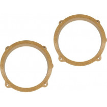 ; Spacer ring; MDF; 165mm; Alfa Romeo; impregnated,varnished; 4CARMEDIA