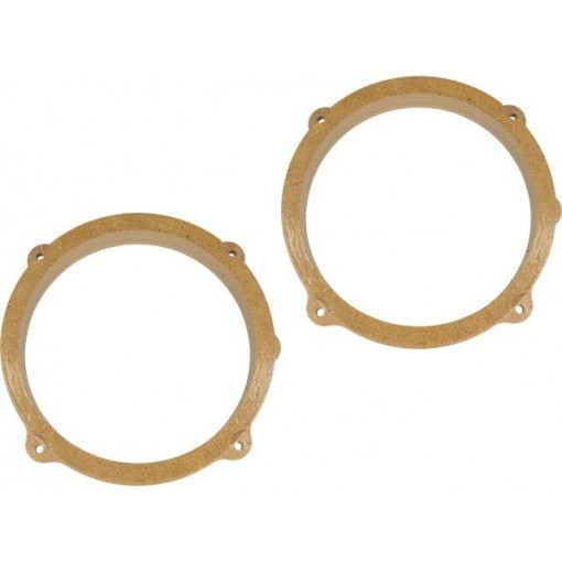 ; Spacer ring; MDF; 165mm; Alfa Romeo; impregnated,varnished; 4CARMEDIA