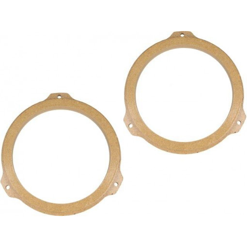 ; Spacer ring; MDF; 165mm; Opel; impregnated,varnished; 4CARMEDIA