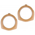 ; Spacer ring; MDF; 165mm; Citroën; impregnated,varnished; 4CARMEDIA