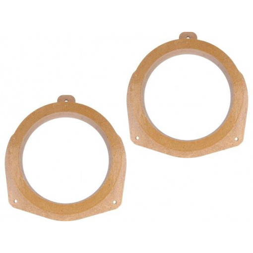 ; Spacer ring; MDF; 165mm; Citroën; impregnated,varnished; 4CARMEDIA