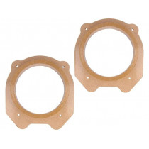 ; Spacer ring; MDF; 165mm; Citroën; impregnated,varnished; 4CARMEDIA