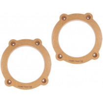 ; Spacer ring; MDF; 130mm; Mercedes; impregnated,varnished; 4CARMEDIA