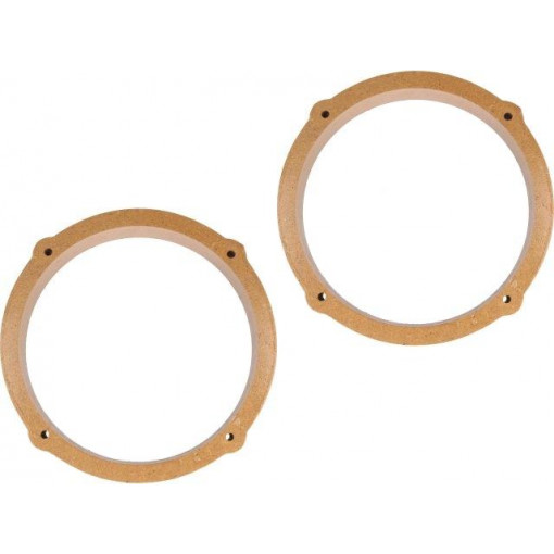 ; Spacer ring; MDF; 165mm; Chevrolet,Daewoo; impregnated,varnished; 4CARMEDIA