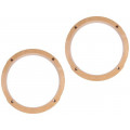 ; Spacer ring; MDF; 165mm; Peugeot; impregnated,varnished; 4CARMEDIA