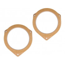 ; Spacer ring; MDF; 130mm; Fiat,Ford; impregnated,varnished; 4CARMEDIA