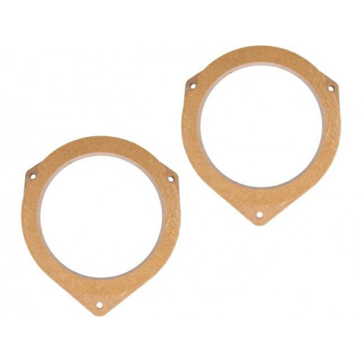 ; Spacer ring; MDF; 130mm; Fiat,Ford; impregnated,varnished; 4CARMEDIA