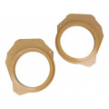; Spacer ring; MDF; 165mm; Citroën,Fiat; impregnated,varnished; 4CARMEDIA ; Spacer ring; MDF; 165mm; Citroën,Fiat; impregnated,varnished; 4CARMEDIA