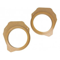 ; Spacer ring; MDF; 165mm; Citroën,Fiat; impregnated,varnished; 4CARMEDIA