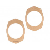 ; Spacer ring; MDF; 165mm; Chrysler; impregnated,varnished; 4CARMEDIA
