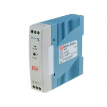 MDR-20-12; Power supply: switched-mode; 20W; 12VDC; 1.67A; 85÷264VAC; 190g; MEAN WELL MDR-20-12; Power supply: switched-mode; 20W; 12VDC; 1.67A; 85÷264VAC; 190g; MEAN WELL