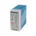 MDR-40-5; Power supply: switched-mode; 30W; 5VDC; 5÷6VDC; 6A; 85÷264VAC; 300g; MEAN WELL