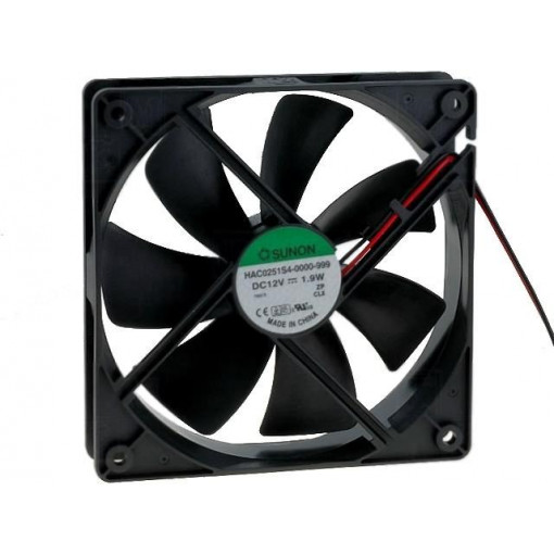 MEC0251V3-000U-A99; Fan: DC; axial; 12VDC; 120x120x25mm; 127.4m3/h; 34dBA; Vapo; 24AWG; SUNON MEC0251V3-000U-A99; Fan: DC; axial; 12VDC; 120x120x25mm; 127.4m3/h; 34dBA; Vapo; 24AWG; SUNON