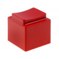 1670008; Button; full housing; red; Application: MEC15401,MEC15451; MEC