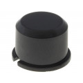1D09; Button; round; black; Ø9.6mm; plastic; MEC 1D09; Button; round; black; Ø9.6mm; plastic; MEC