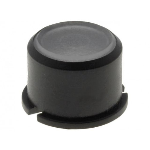1F091; Button; round; black; Ø9.6mm; plastic; MEC 1F091; Button; round; black; Ø9.6mm; plastic; MEC