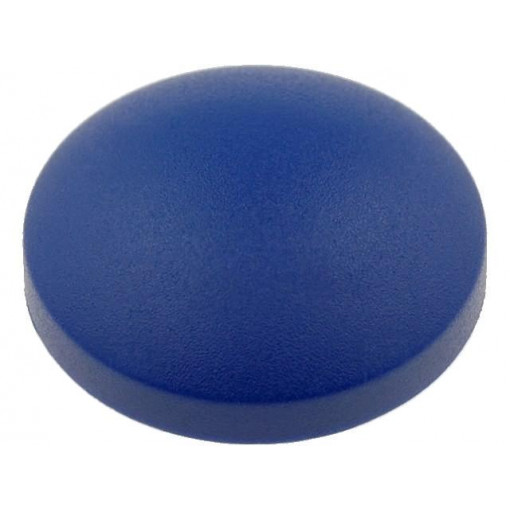 1ZC30; Button; round; blue; plastic; MEC 1ZC30; Button; round; blue; plastic; MEC