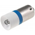MEDB 2548BR; LED lamp; blue; BA9S; 230VAC; SIGNAL-CONSTRUCT