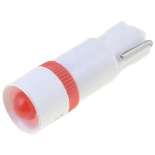 MEDW4601; Indicator: LED; 6VDC; Cutout: Ø5.6mm; Body: red; Cap: W2x4.6; SIGNAL-CONSTRUCT