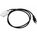 ; Aux adapter; Jack 3,5mm; 0.8m; 4CARMEDIA