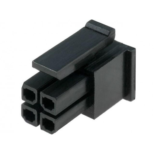 MF30-HFD1-04; Plug; wire-board; female; MF30; 3mm; PIN: 4; w/o contacts; for cable; AMPHENOL