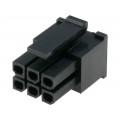 MF30-HFD1-06; Plug; wire-board; female; MF30; 3mm; PIN: 6; w/o contacts; for cable; AMPHENOL MF30-HFD1-06; Plug; wire-board; female; MF30; 3mm; PIN: 6; w/o contacts; for cable; AMPHENOL
