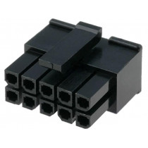 MF30-HFD1-10; Plug; wire-board; female; MF30; 3mm; PIN: 10; w/o contacts; AMPHENOL