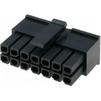 MF30-HFD1-14; Plug; wire-board; female; MF30; 3mm; PIN: 14; w/o contacts; AMPHENOL