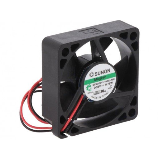 MF35100V1-1000U-A99; Fan: DC; axial; 5VDC; 35x35x10mm; 12.17m3/h; 28dBA; Vapo; 10000rpm; SUNON