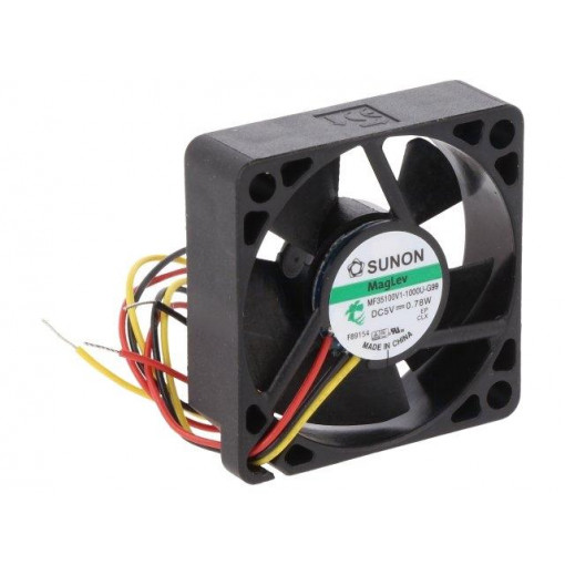 MF35100V1-1000U-G99; Fan: DC; axial; 5VDC; 35x35x10mm; 12.17m3/h; 28dBA; Vapo; Out: F type; SUNON