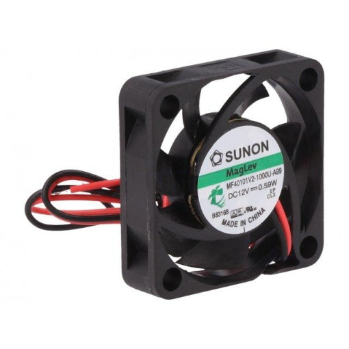 MF40101V2-1000U-A99; Fan: DC; axial; 12VDC; 40x40x10mm; 11.89m3/h; 20.6dBA; Vapo; 5800rpm; SUNON