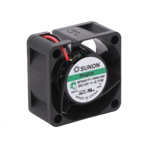 MF40201V1-1000U-A99; Fan: DC; axial; 12VDC; 40x40x20mm; 15.04m3/h; 25.5dBA; Vapo; 7000rpm; SUNON
